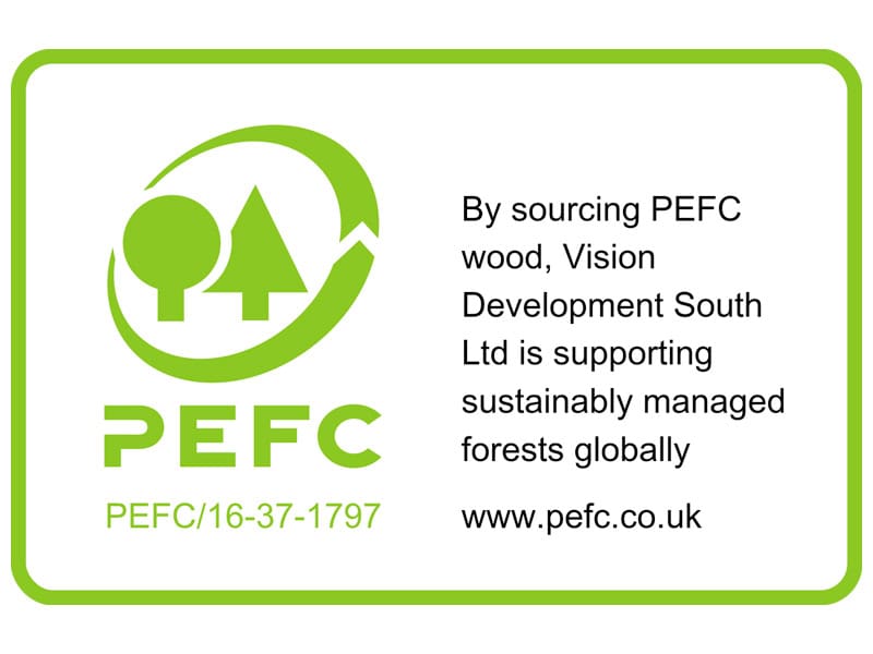 PEFG logo for sustainable wood sourcing