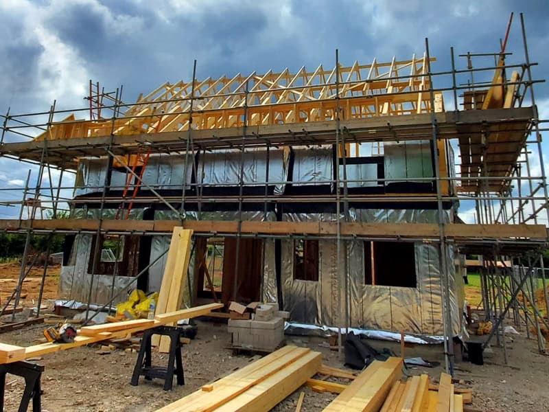 Timber Frame Homes are quicker to construct